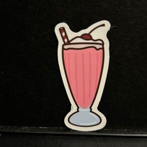 STRAWBERRY MILK SHAKE STICKER